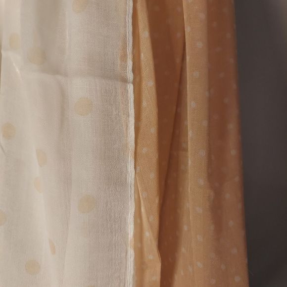 Polka Dots Peach Lightweight Infinity  Scarf - Picture 5 of 10